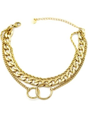 ModaSize Zincir Bileklik - Altın