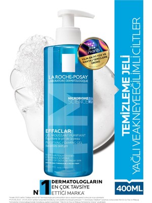 Effaclar Yağlı Ve Akneye Eğilimli Ciltler İçin Yüz Temizleme Jeli 400 ml