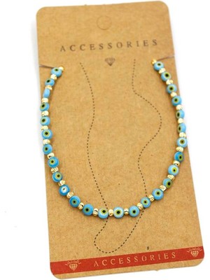 ModaSize Nazar Boncuk Halhal - Mavi