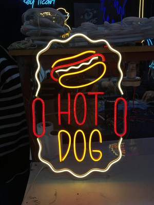 Neonled Hotdog Figür (34X50CM)