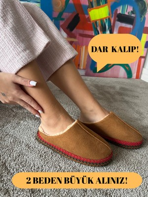 Kadın Sessiz Taban Yumuşak ve Hafif Örgü Desenli Peluş Ev Terliği