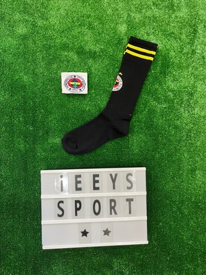 Lacivert Renk Standart Beden Çocuk Uzun Tozluk Çorap + Bileklik Seti