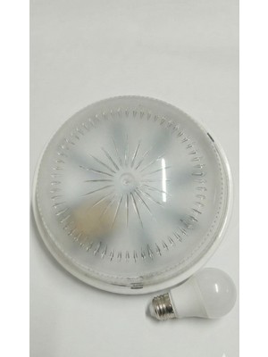 İNWATT Genel Glop Tavan Armatür 1 Adet + 1 Ampul Dekoratif Porselen Duylu 1.kalite Ekonomik Banyo-Wc-Balkon-Antre-Koridor