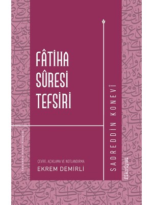 Fikriyat Yayınevi Fatiha Suresi Tefsiri