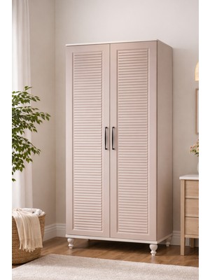 Masal 2 Kapaklı Çekmeceli Genç Odası Dolabı | MDF Kalite | Fonksiyonel ve Estetik