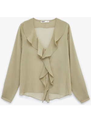 Koton Kadın Gömlek 6SAK60120UW