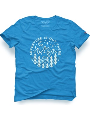 Tarrzzcom Unisex Tasarım Tshirt %100 Pamuklu Erkek Tişört Kadın Tişört  Adventure Tasarım