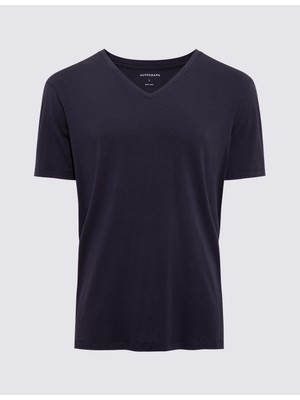 Marks & Spencer Pamuk Karışımlı Kısa Kollu Üst