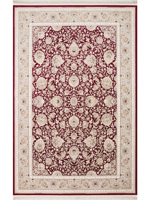 Akbel Halı Persian PER 02 Red Klasik Desenli Yüksek Kalite ve İnce Dokuma Yaklaşık 3 Milyon Point Makine Halı