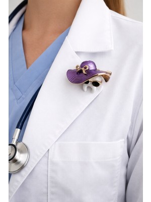 Modex Mineli Sevimli Diş Broş (Ölçü:2 Cm)