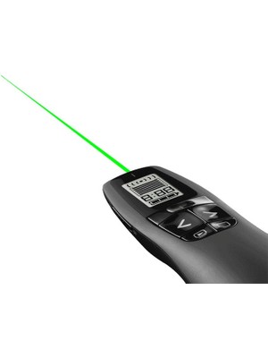 Gjob R800 Yeşil Lazer Kablosuz Lazer Sunum Kalemi , Sunum Kumandası , Lazer Powerpoint 15 Metre Çekim Ithalatçı Gar