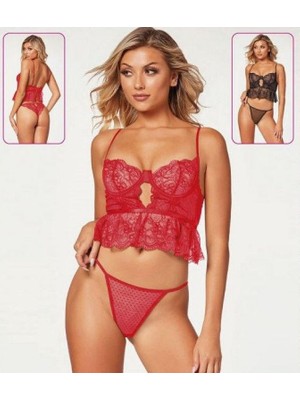 New Dreams Dantelli Fantazi Bralet Takımı 9109