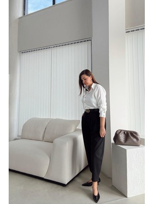 Et Siyah Kumaş Pantolon