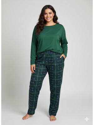 Karaz Büyük Beden Alt Pijama