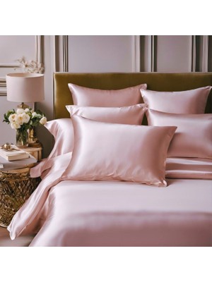 Tamarind Antibakteriyel Terletmeyen Ipek Saten Yastık Kılıfı 2'li 50X70 Pembe