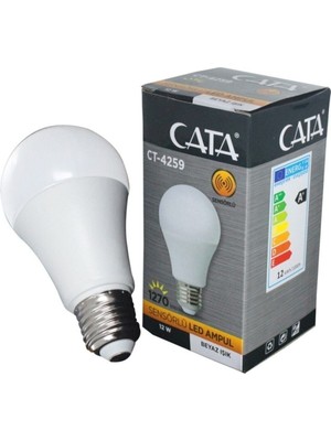 Cata CT-4259 12W Sensörlü LED Ampul 6400K Beyaz E27
