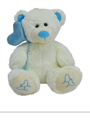 Top Rock Store Sevimli Peluş Kalpli Balonlu Ayıcık Uyku Arkadaşım 30 cm