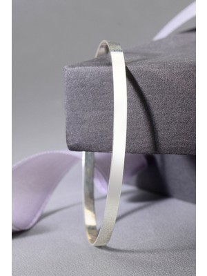 925 Ayar Gümüş Üzeri Kibrit Çöpü Ajda Bilezik