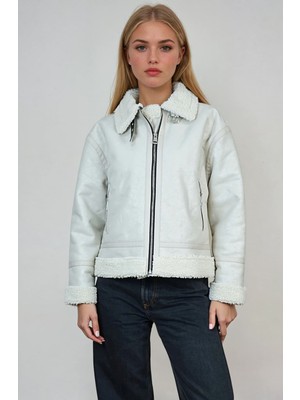 Ohepmoda Içi Kürklü Kadın Napa Mont