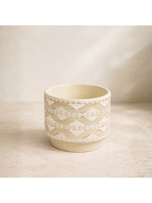 Homing Porta Modern Seramik Vazo Saksı