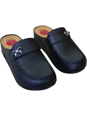 Stil Shoes Kadın Anne Anatomik Terlik Önü Kapalı Topuk Dikeni Özellikli Ortopedik Terlik 1503