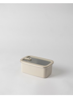 Madame Coco Damia Çelik Saklama Kabı - Soft Bej - 1100 ml