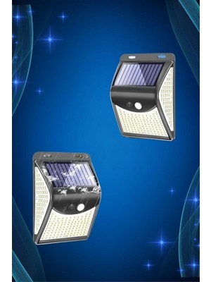 Narnuga Solar Sensörlü Duvar Lambası Bahçe Lamba 20 Led Işık