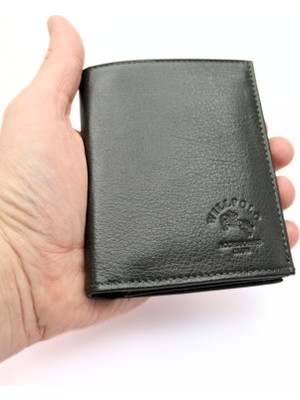 Willpolo Hakiki Dana Derisi Dikey Büyük Boy Cüzdan Kartlık (11.5x9.5cm)