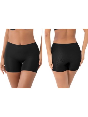 Bipamuk Kadın Lazer Kesim Boxer Korse Dikişsiz Toparlayıcı Korse