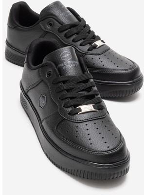 Ccway Bağcıklı Kadın Spor Ayakkabı SİYAH SİYAH