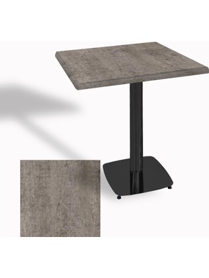 Dockers Tokyo Kare Masa (Esb) 80X80 cm - (Werzalit, Wermodin ve Allzalit Tabla) - Kahve Oxid