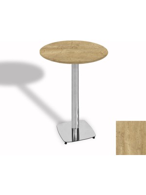 Dockers Bistro Masa Tokyo Kromnikel - (Werzalit, Wermodin ve Allzalit Tabla 70 cm Çap) - Avalon Pine