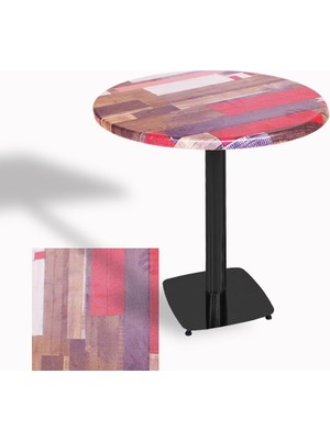 Dockers Tokyo Yuvarlak Masa (Esb) Çap 80CM - (Werzalit, Wermodin ve Allzalit Tabla) - Redwood