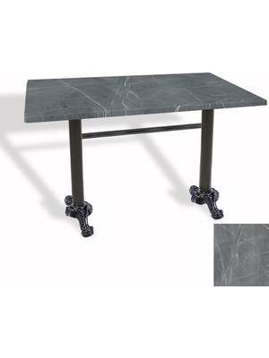 Dockers Çipa Döküm Ayak Masa 70X120 cm - (Werzalit, Wermodin ve Allzalit Tabla) - Light Temperado