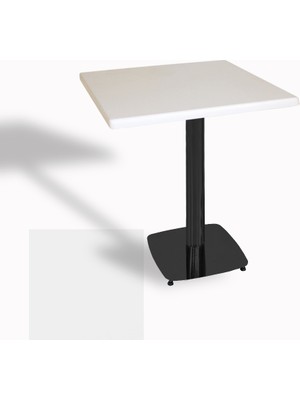 Dockers Tokyo Kare Masa (Esb) 80X80 cm - (Werzalit, Wermodin ve Allzalit Tabla) - Beyaz