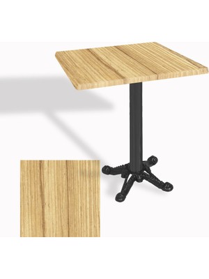 Dockers Çipa Döküm Ayak Kare Masa 80X80 cm - (Werzalit, Wermodin ve Allzalit Tabla) - Coco Bolo