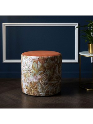 T&H Visto Silindir Puf Serisi, Ayak Uzatma Pufu, Dekorasyon Pufu