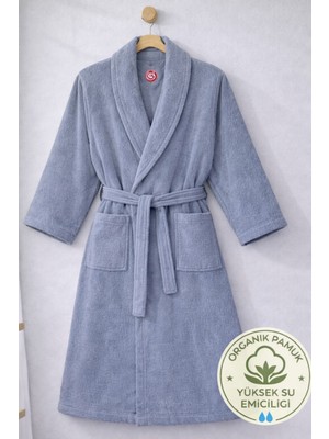 Serafina Serafına %100 Pamuk Unısex Yüksek Su Emiciliği Bornoz