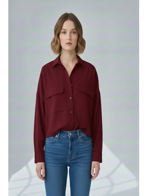 Cepli Oversize Gömlek