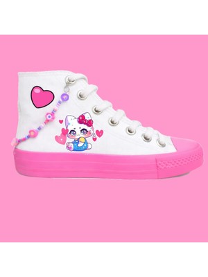 ALCdesing Baskılı Kız Çocuk Spor Ayakkabı Sneakers