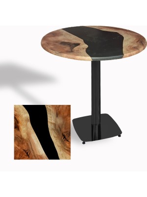 Dockers Tokyo Yuvarlak Masa (Esb) Çap 70CM - (Werzalit, Wermodin ve Allzalit Tabla) - Epoxy