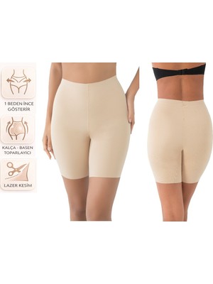 Bipamuk Kadın Lazer Kesim Korse Dikişsiz Toparlayıcı Şekillendirici Korse