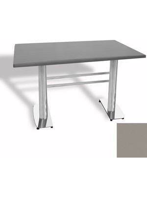 Dockers Tokyo Masa Kromnikel (Werzalit, Allzalit Yada Wermodin Tabla 80X120) - Koyu Gri