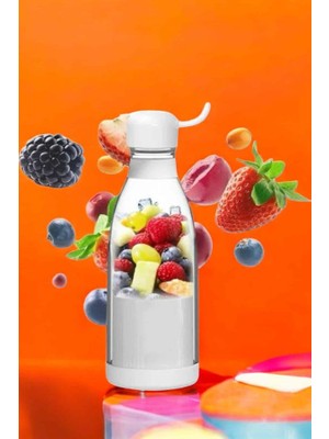 Novytech El Blender Taşınabilir Meyve Blender Şarj Edilebilir Taşınabilir Blender Elektrikli - Lisinya