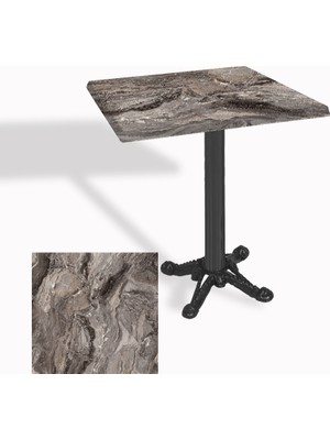 Dockers Çipa Döküm Ayak Kare Masa 70X70 cm - (Werzalit, Wermodin ve Allzalit Tabla) - Sydney