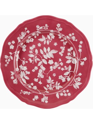 Cabana x Ginori 1735 Çiçek Desenli, Italyan Tasarımı Porselen Yemek Tabağı
