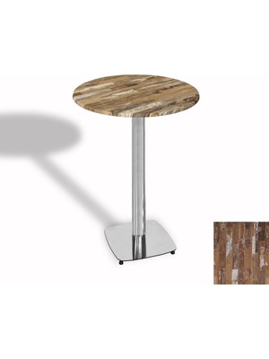 Dockers Bistro Masa Tokyo Kromnikel - (Werzalit, Wermodin ve Allzalit Tabla 60 cm Çap) - Maracaibo