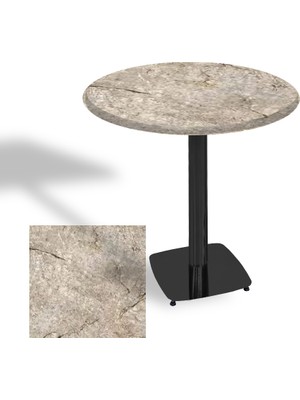 Dockers Tokyo Yuvarlak Masa (Esb) Çap 70CM - (Werzalit, Wermodin ve Allzalit Tabla) - Scala Marble
