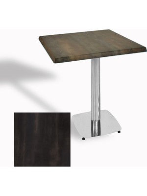 Dockers Tokyo Kare Masa (Kromnikel) 80X80 cm - (Werzalit, Wermodin ve Allzalit Tabla) - Rocked