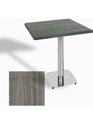 Dockers Tokyo Kare Masa (Kromnikel) 80X80 cm - (Werzalit, Wermodin ve Allzalit Tabla) - Magma